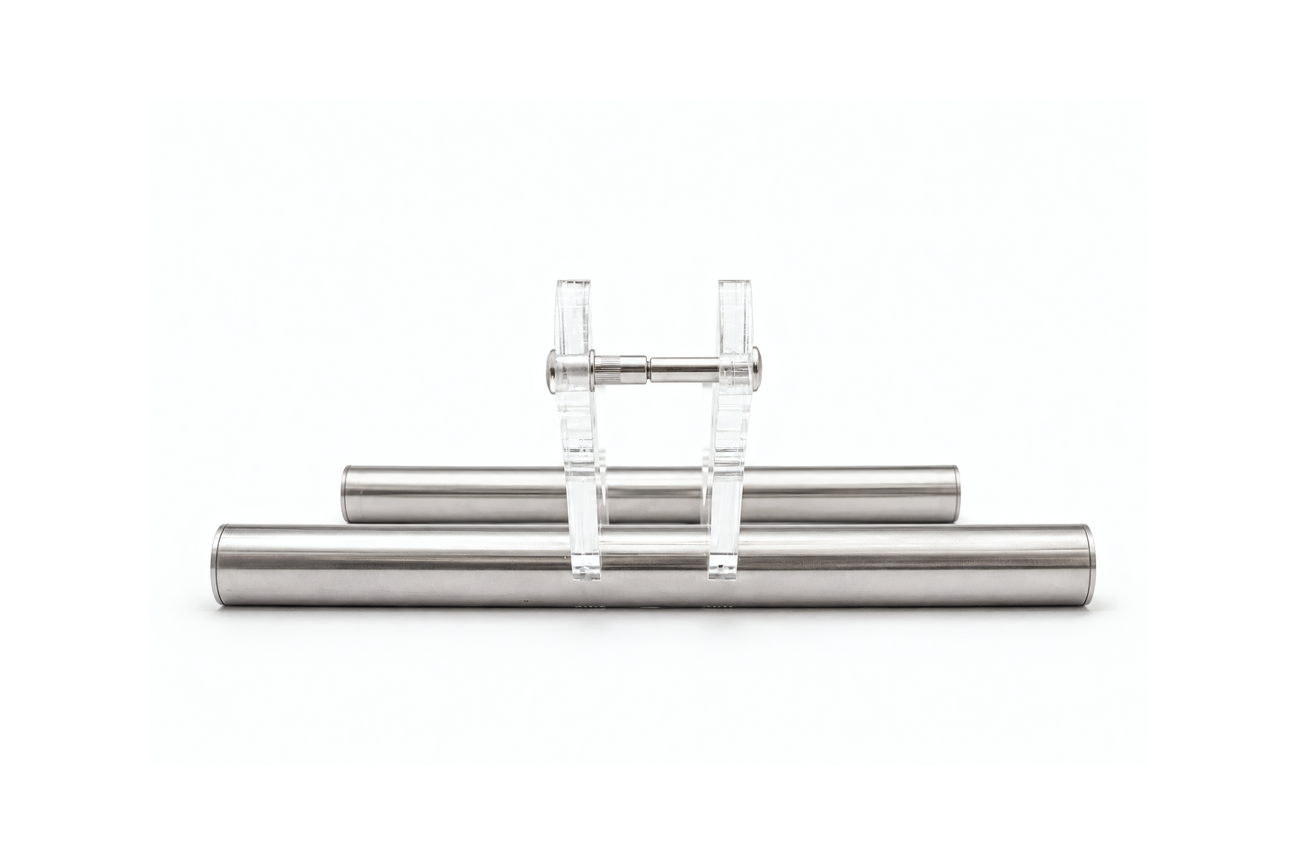 Transparent bike stand side view