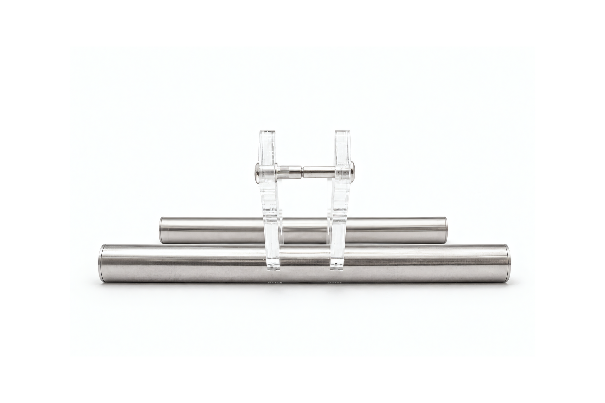 Transparent bike stand side view